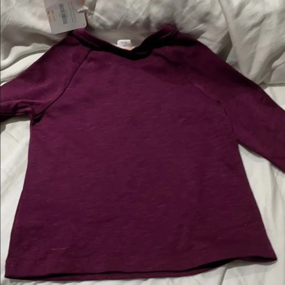 Gymboree 4t plum pink heart sweatshirt NWT